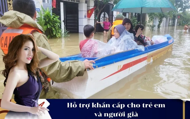 Hỗ trợ khẩn cấp cho trẻ em và người già