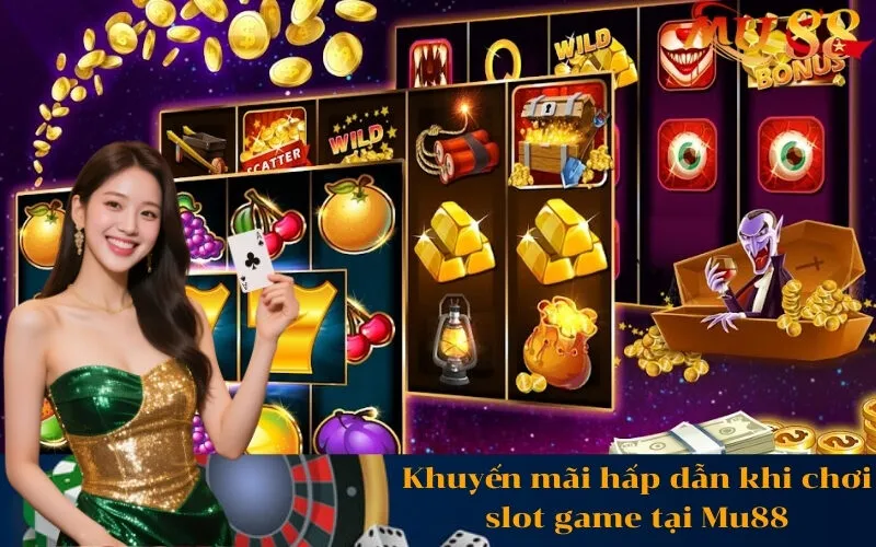 Khuyến mãi hấp dẫn khi chơi slot game tại Mu88