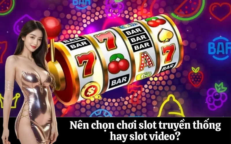 Nên chọn chơi slot truyền thống hay slot video?